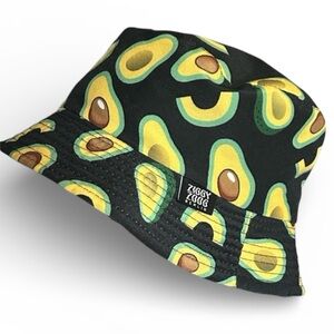 Ziggy Zoog Berlin Bucket Hat Avocado Print in Black OS